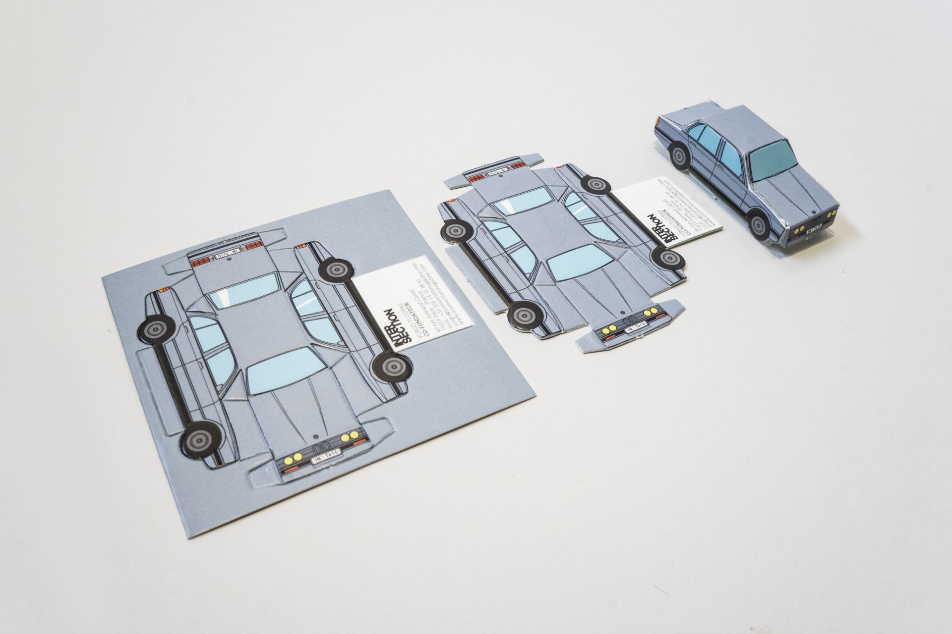 car shaped bussines cards